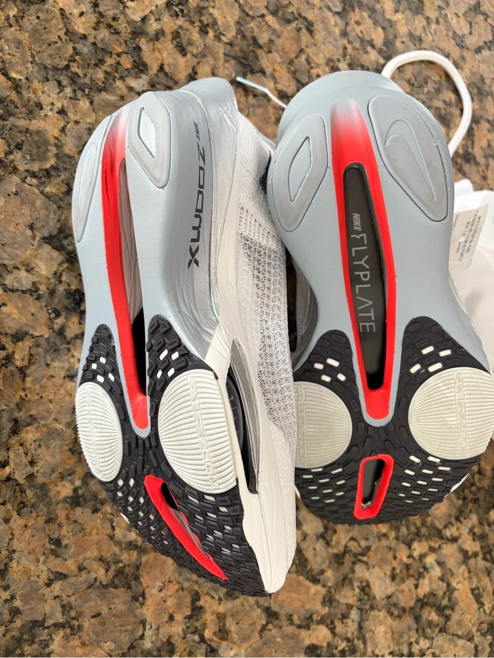 Nike Women's Alphafly 3 White and Black Knit Racing Shoes - New Without Box